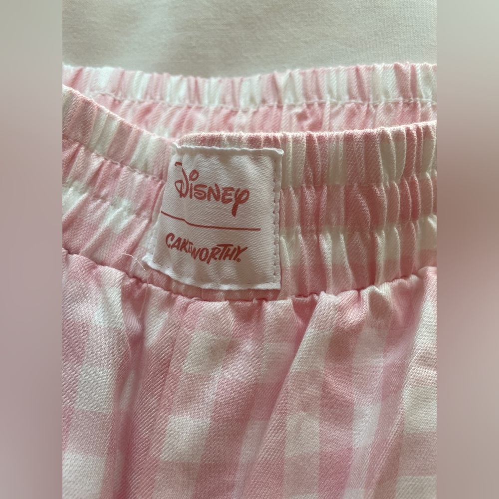 BNWT Cakeworthy Disney Artistocats Pink Gingham Elastic Waist Lounge Pant - Picture 10 of 14